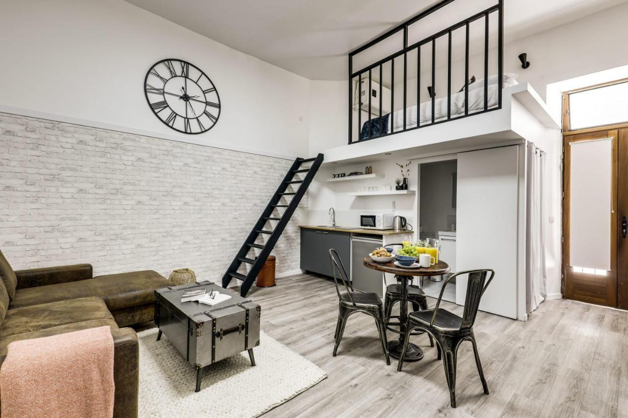 Modern French Studio In Paris Lejlighed Eksteriør billede