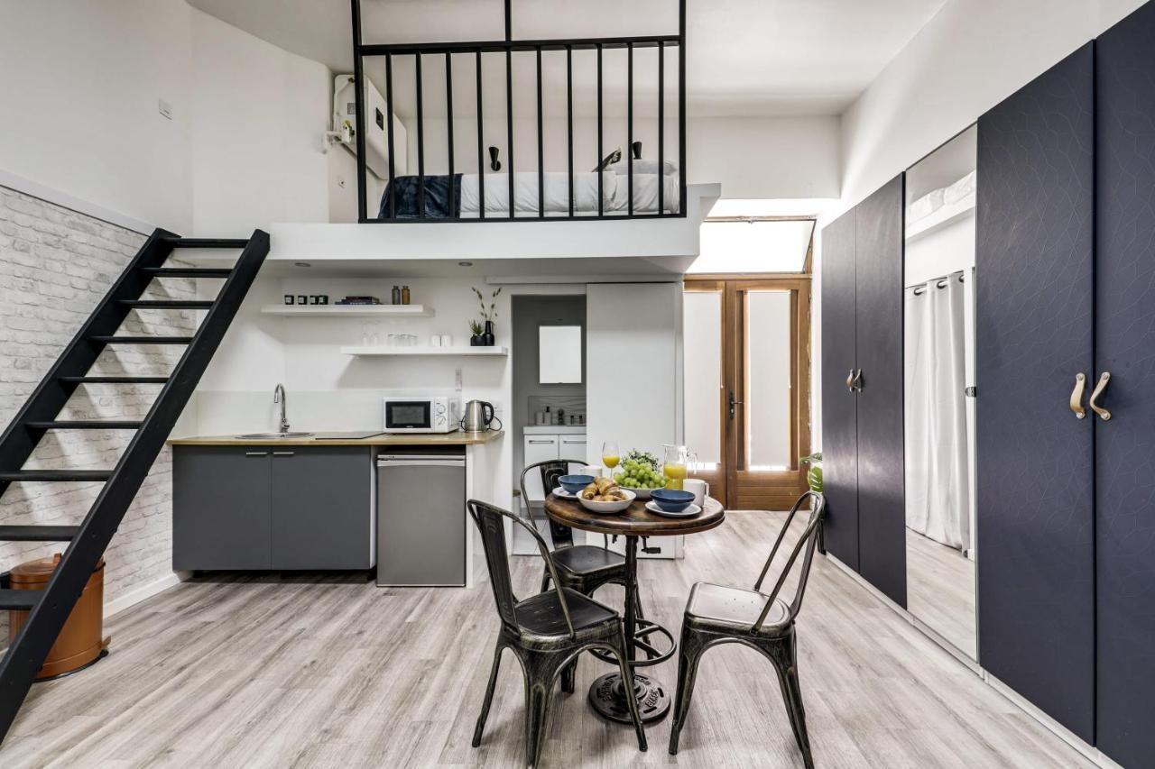 Modern French Studio In Paris Lejlighed Eksteriør billede